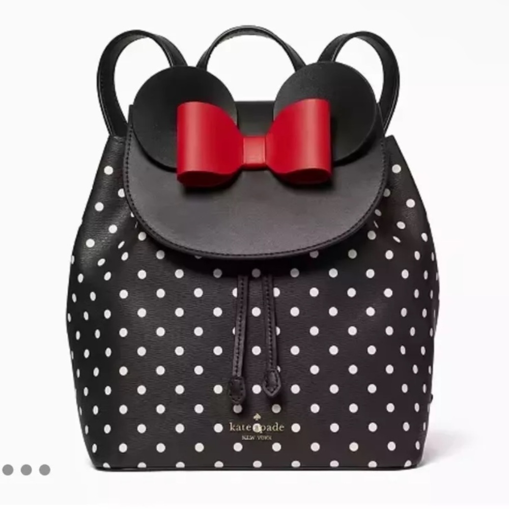 ✨Rare Kate Spade x Disney Minnie Mouse Polka Dot Women’s Backpack-NWOT ✨